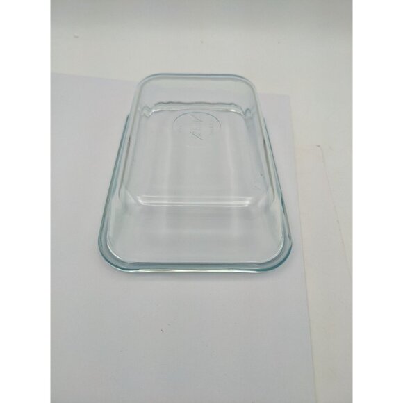 Pyrex 8602 Blue Tint Glass Baking Dish 2 Cups 473 ml 1 3/4" x 4 3/4 x 6 3/4" - Picture 2 of 8